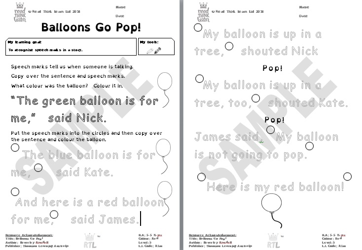 Balloons Go Pop!