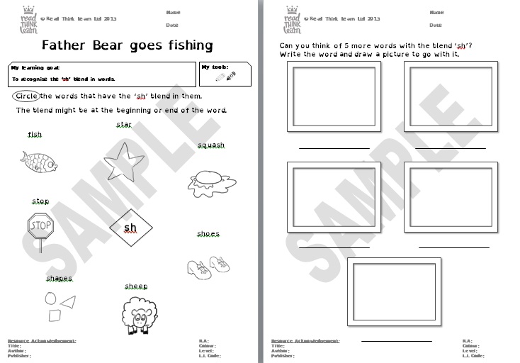 Father Bear Goes Fishing Read Think Learn