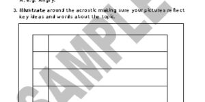 Generic - Topic Acrostic