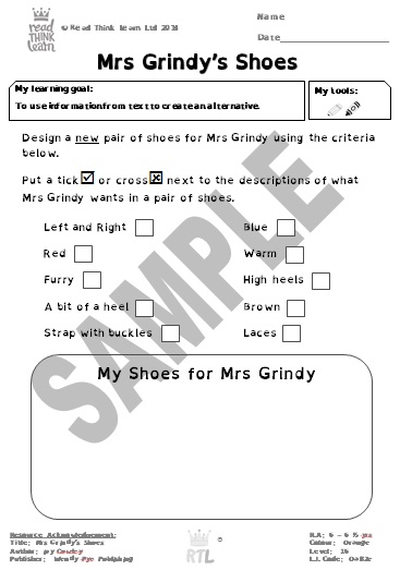 Mrs Grindy's Shoes 2