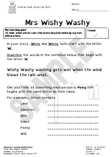 Mrs Wishy Washy