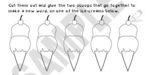 Rupert's Rainbow Ice-cream