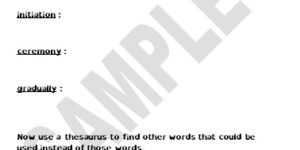 The Initiation Ceremony