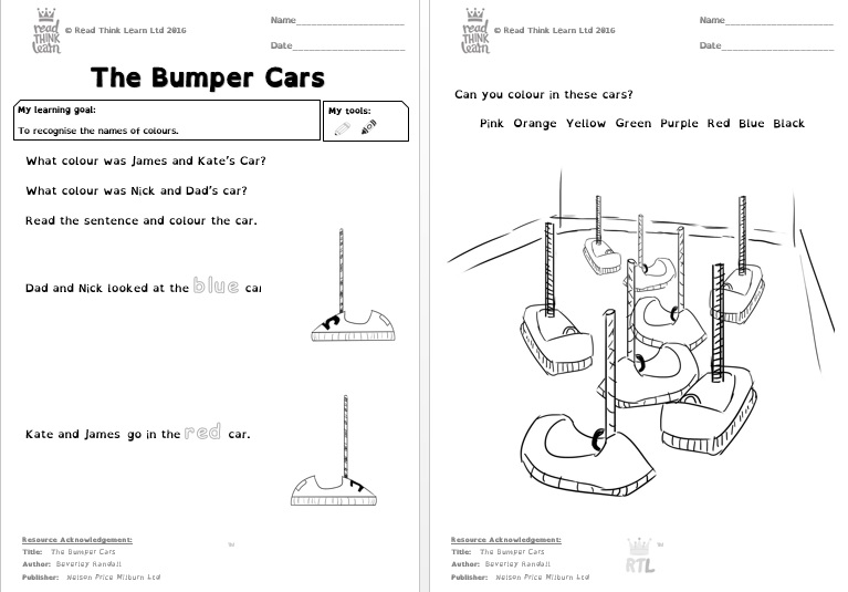 The Bumper Cars Read Think Learn